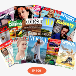 Presse Hôpitaux 5 Livraison de 100 magazines par an