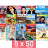 6 Livraisons de 50 magazines par an - Abonnement